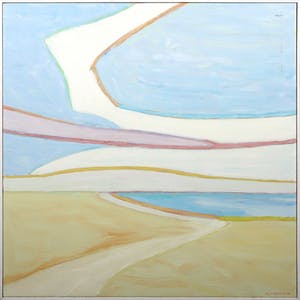 Paul Overhaus - Olieverf op doek, Boven strand - Ingelijst kopen? Bied vanaf 70!