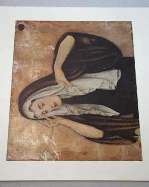 Walter Sauer - Pleureuse - 1930 - Chromotypogravure - Signed and dated kopen? Bied vanaf 180!