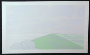 Doris Groeneveld - Zeefdruk, Landschap kopen? Bied vanaf 1!