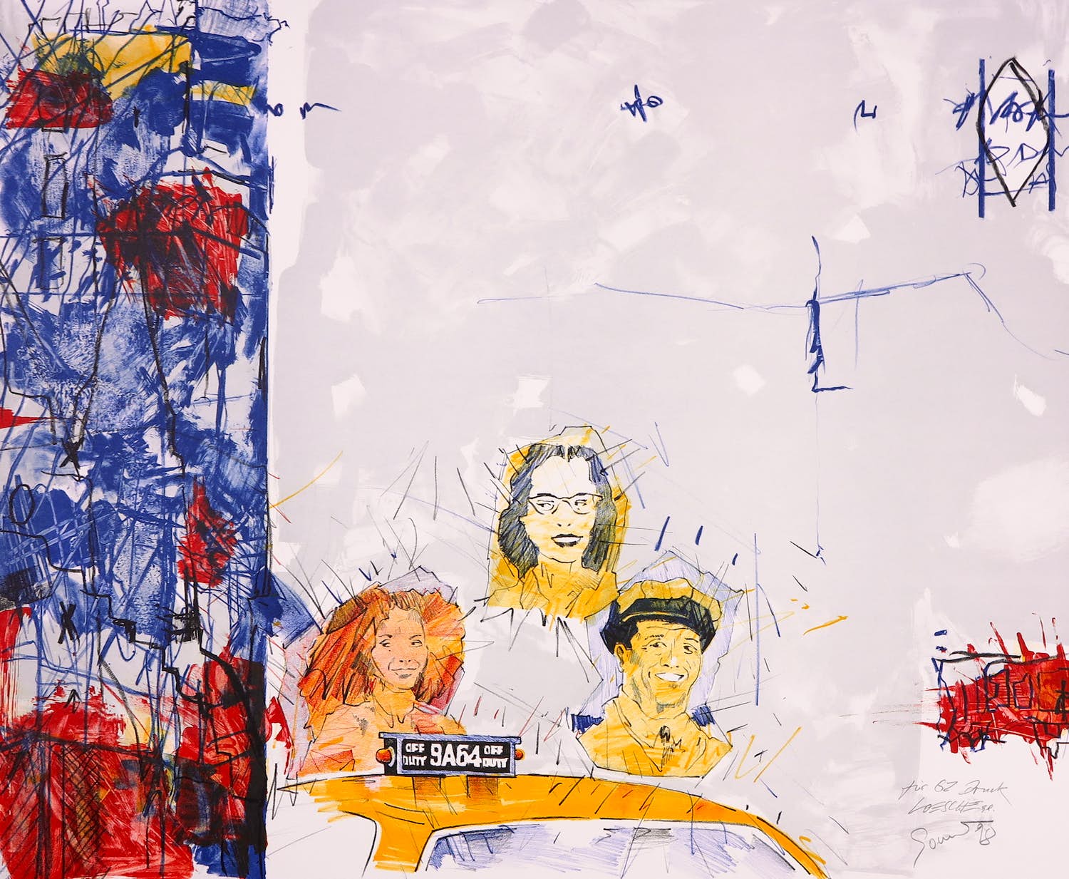 Wolfgang Loesche - Litho, Ohne titel kopen? Bied vanaf 1!