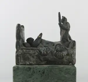 Dick Aerts - Brons op marmeren voet, Reinaert de Vos kopen? Bied vanaf 100!