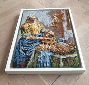 Rob Scholte - Melkmeisje naar Vermeer - Embroidery Show - 2005 - boek blz. 76 kopen? Bied vanaf 695!