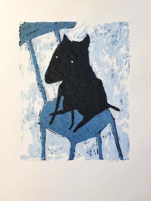 Peter Bastiaanssen - Dog (Zwart/Wit 2) verkocht voor € 50!