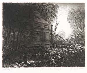 Gerard van Rooy - Ets, Transformatorhuisje verkocht voor € 35!