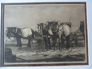 Jan Sirks - Ets .Sleperspaarden . kopen? Bied vanaf 40!
