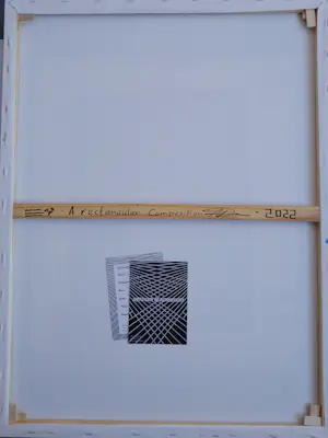 Wiesje van Dam - A rectangular composition kopen? Bied vanaf 30!