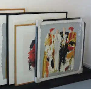 Wil Willemsen - ACHT zeefdrukken inclusief lijsten kopen? Bied vanaf 100!