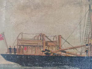 Niet of onleesbaar gesigneerd - Kustvaarder " peveril" kopen? Bied vanaf 10!