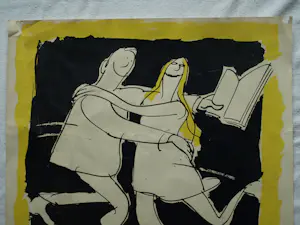 Sylvia Weve - Zeefdruk , Titel onbekend - 46 x 50 cm kopen? Bied vanaf 10!