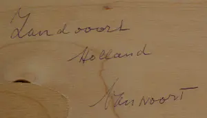 Arie-Kees van Noort - Ingelijste olieverf op board: 'Zandvoort Holland' kopen? Bied vanaf 499!