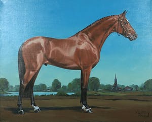 Valentin Bakardjiev - Olieverf op doek, En la Orilla (Groot) kopen? Bied vanaf 150!