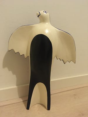 Corneille - Corneille: Beeld van kunsthars - L'oiseau d'amour - 1500 ex. kopen? Bied vanaf 75!