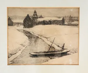 Willem Witjens - Boerenhoeve met bootje in winter kopen? Bied vanaf 1!