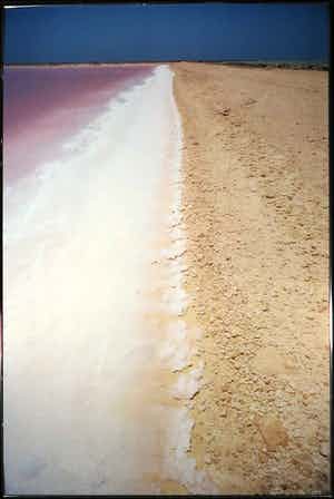 Paul Huf - C-Print, Salt, Bonaire - Ingelijst (Zeer groot) verkocht voor € 1!