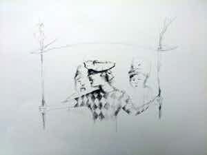 Han Mes - Han Mes - litho - Prent 190 verkocht voor € 40!