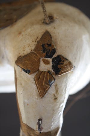 Niet of onleesbaar gesigneerd - Antiek Polychroom beschilderd marionetten paard kopen? Bied vanaf 1!