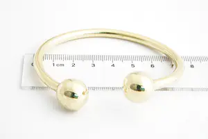 33 - ZWARE (50+gr)  18 karaats geel-gouden "bolletjes" armband gekeurd kopen? Bied vanaf 1860!