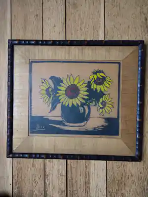 Jac. de Beer - Zonnebloemen in vaas verkauft für € 35!