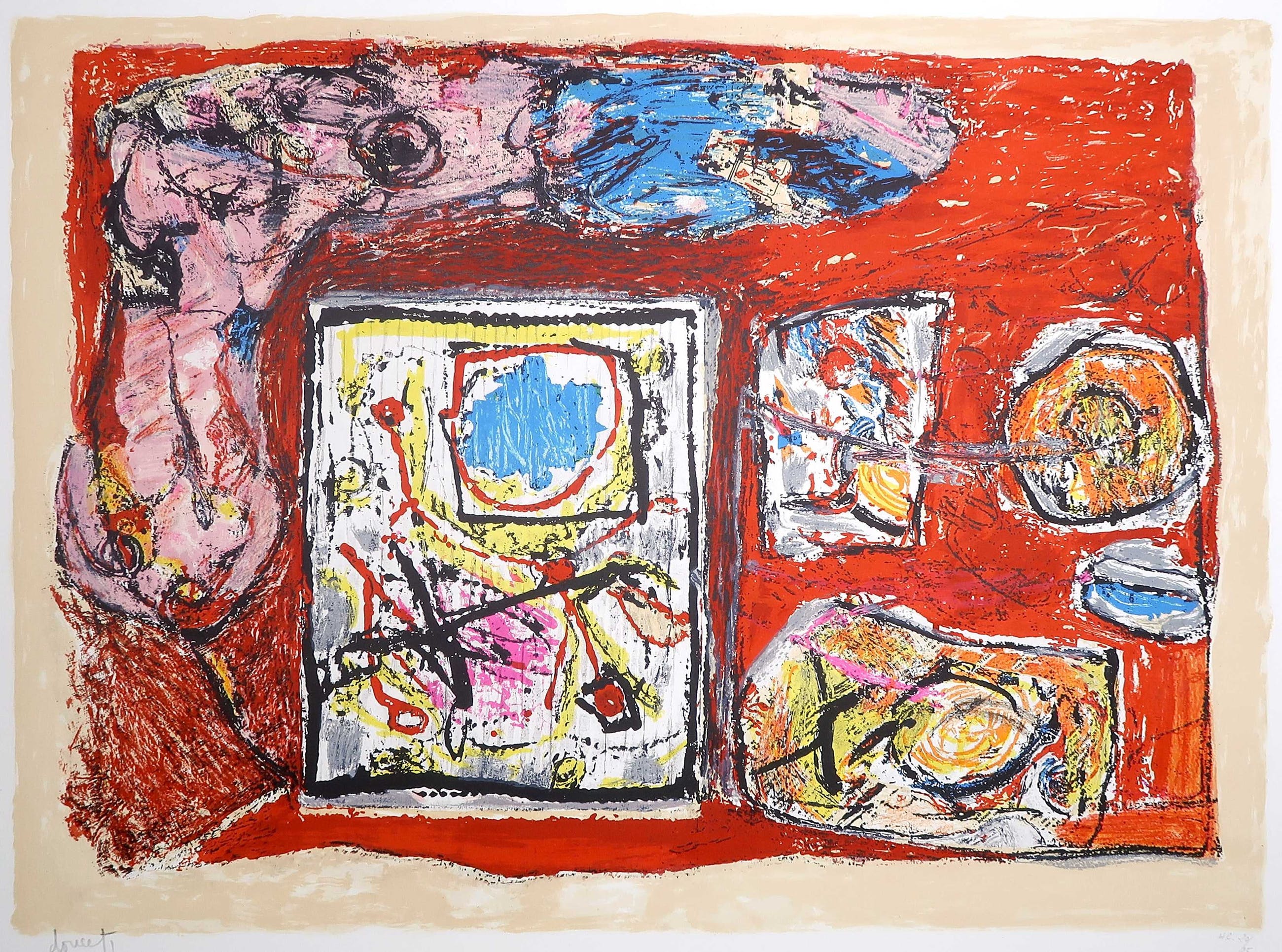 Jacques Doucet - Litho, Rivages-visages-paysages du Sepik kopen? Bied vanaf 100!