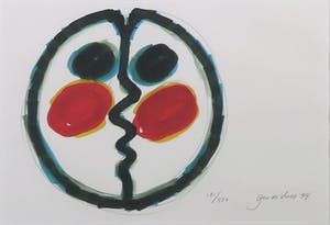 Gerard de Vries - Litho, Zonder titel - Ingelijst kopen? Bied vanaf 1!