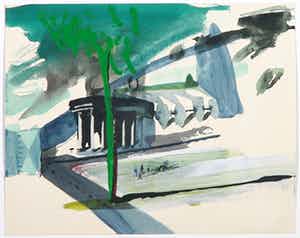 Robert Suermondt - Gouache, Zonder titel verkocht voor € 1!