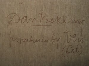 Daniel Wilhelm Bekking - Pasteus & Expressionistisch olieverf "Populieren bij Vers - Frankrijk" kopen? Bied vanaf 30!