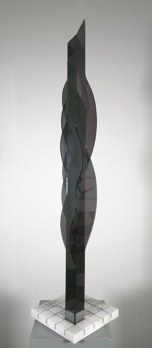 Renato Santarosso - Groot object van gespiegeld glas, Modula III kopen? Bied vanaf 400!