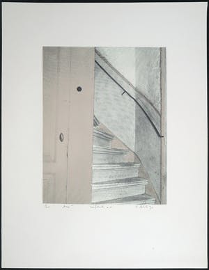 Ernst Blok - Zeefdruk, Trap kopen? Bied vanaf 35!