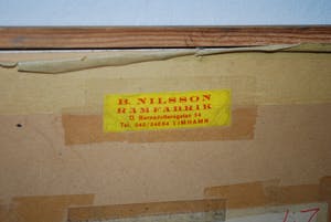 Lennart Forsberg - grote houtgravure, handdruk * * Blad in Landschap ** kopen? Bied vanaf 60!