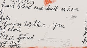 Walasse Ting - Litho, He who must die (...) kopen? Bied vanaf 350!