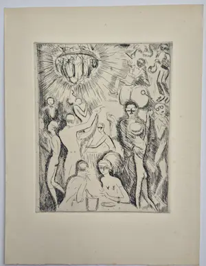 Kees van Dongen - Boîte de Nuit - zeldzame ets kopen? Bied vanaf 695!