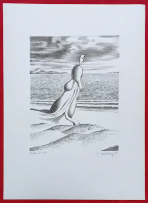 Joop Moesman - Windkracht acht, litho kaufen? Bieten Sie von 100!