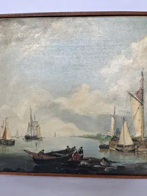 Hermanus Koekkoek (jr.) - Naar H.J. Koekkoek - riviergezicht kopen? Bied vanaf 75!