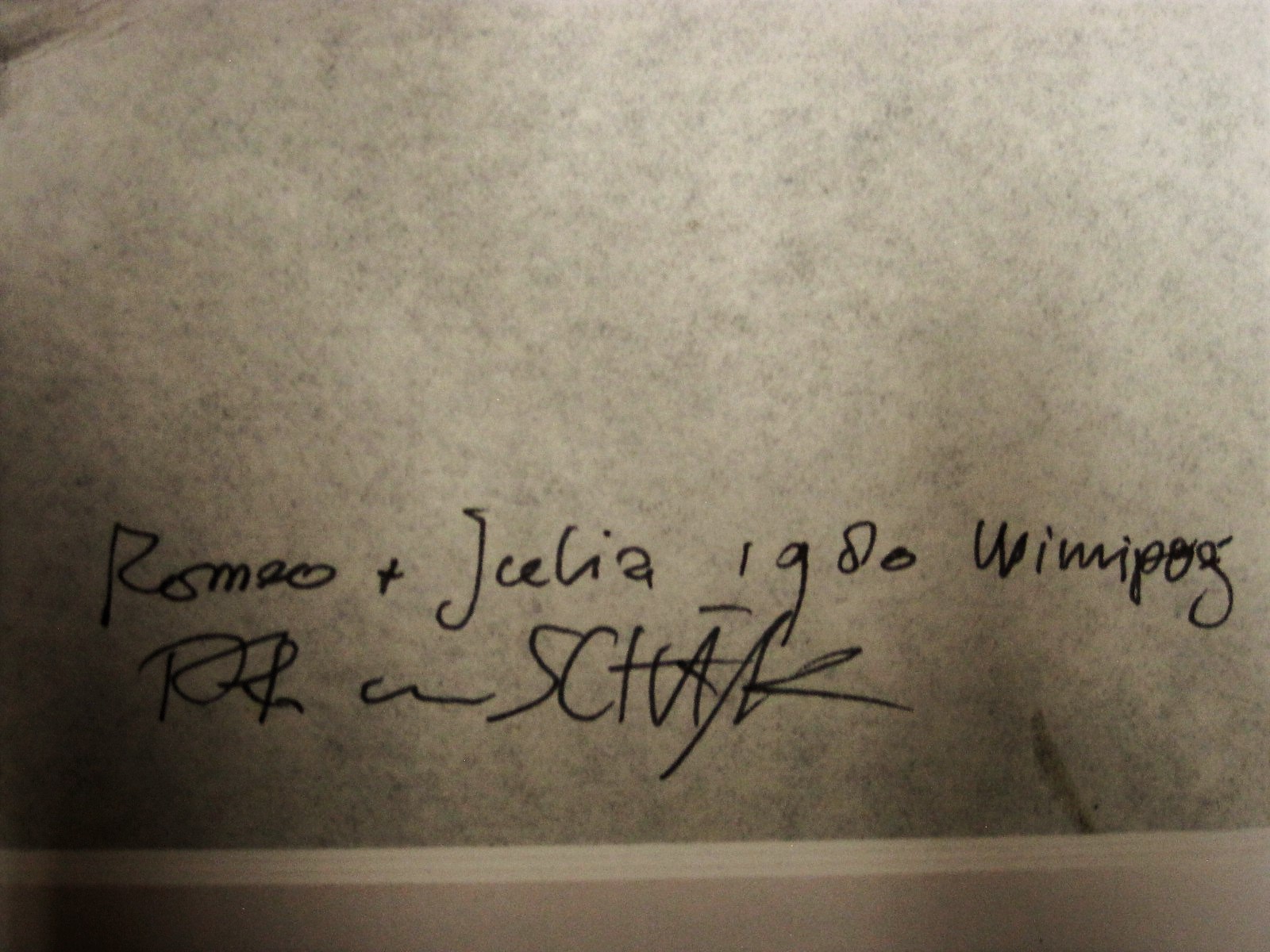 Toer van Schaijk - UNIEK 1980 Aquarel voor het Royal Winnipeg Ballet "Romeo & Juliet gesigneerd kopen? Bied vanaf 1!