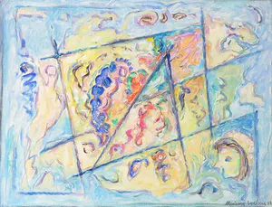 Meinert Volkers - Olieverf op doek, Shamir - Ingelijst kopen? Bied vanaf 1!