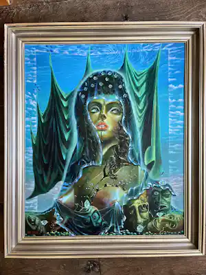 Frans Erkelens - Surrealistische Dame verkauft für € 150!