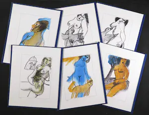 Corneille - Portfolio met 12 piezografieken en -foto's, De Vrouwen van Corneille kopen? Bied vanaf 150!