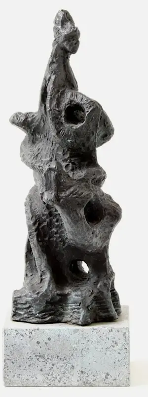 Klaas Boonstra - Bronzen sculptuur: 'Vrije vormen' - 1996 + certificaat kopen? Bied vanaf 325!