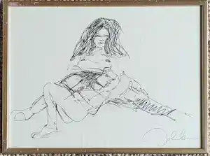 John Lennon - Zeven litho's uit Bag one verkauft für € 100!