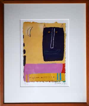 Wouter Stips - Eigenzinnig - ingelijst verkocht voor € 40!