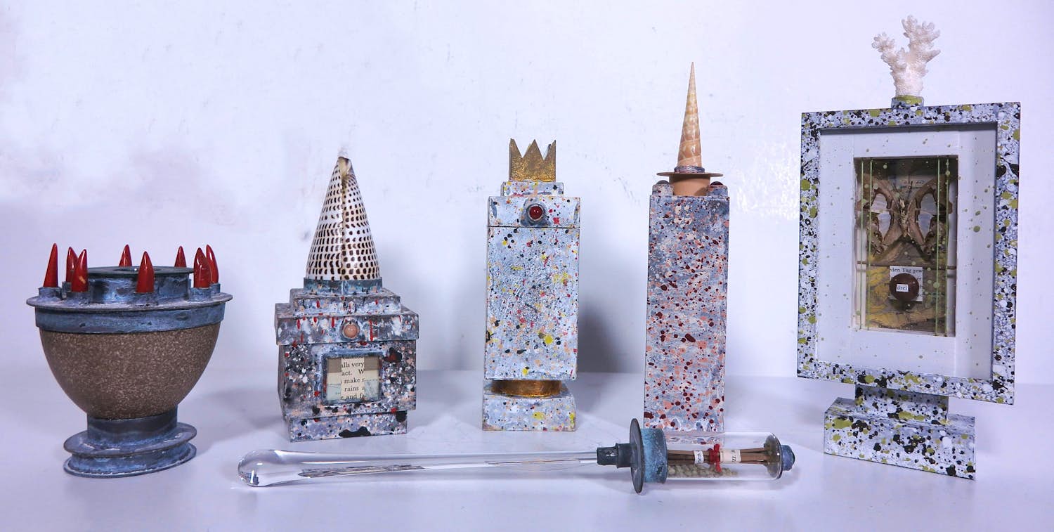 Hans van der Weijden - Bijzonder lot van 6 Wunderkammer-objecten kopen? Bied vanaf 400!