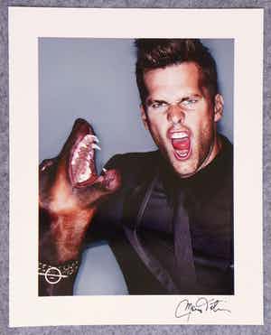 Mario Testino - Autogramm auf Fotografie Tom Brady NFL Quarterback Super Bowl Winner verkocht voor € 49!