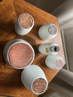 Potterie Ravelli - 6 gemerkte vazen/vaasjes kopen? Bied vanaf 65!