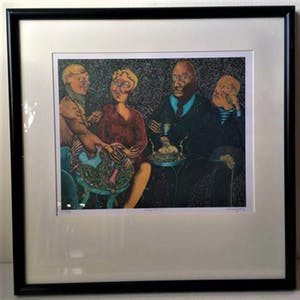 Pjeroo Roobjee - Kapoenen (prachtig ingelijst!) kopen? Bied vanaf 45!