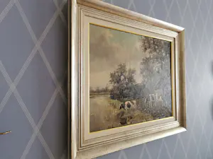 Willem de Kok - Drinkende koeien in landschap kopen? Bied vanaf 179!