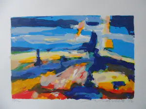 AcheterWillem Brauck - Zeefdruk, Landschap? Enchérissez de 35!