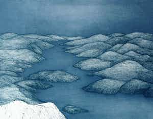 Fred Koot - Kleuren litho: Pakhara Nepal verkocht voor € 55!