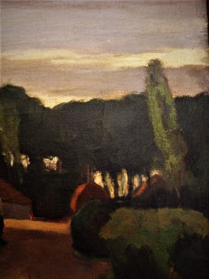 Fedde de Jong - Groot expressionistisch olieverf "Landschap na de regen" gesigneerd kopen? Bied vanaf 10!