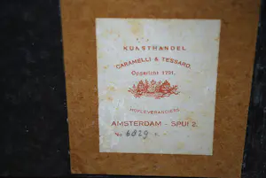 Frans Everbag - Het Polderhuis Amsterdam - ets/aquatint - mooi ingelijst kopen? Bied vanaf 160!