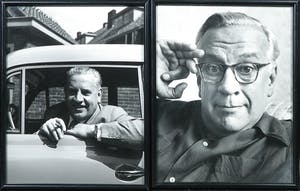 Paul Huf - Foto, lot van twee los ingelijste portretten van o.a. Cees Laseur kopen? Bied vanaf 1!